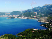 Виллы Adriatic Hill местоположение - Черногория, Бечичи